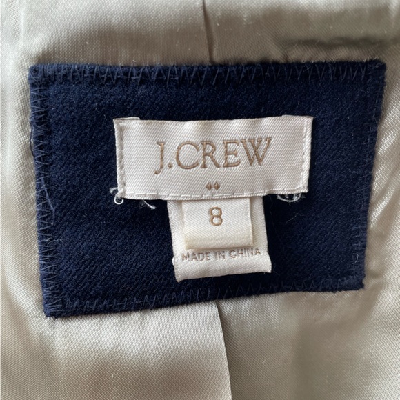 J Crew Women’s Schoolboy Blazer Navy Size 8 - Picture 4 of 5